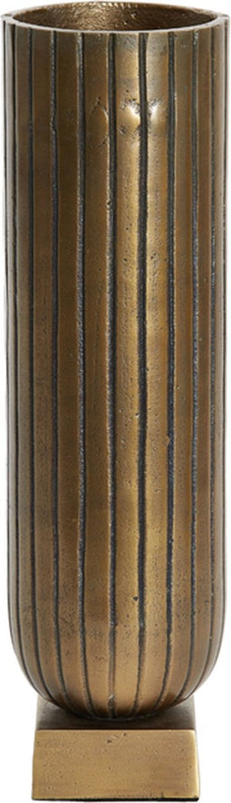 Light&living Vaas 11x11x38 cm JIRONA ruw antiek brons
