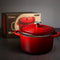 Castex Elegance Royal - Gietijzeren Braadpan 28 cm - 6,4L - Rood