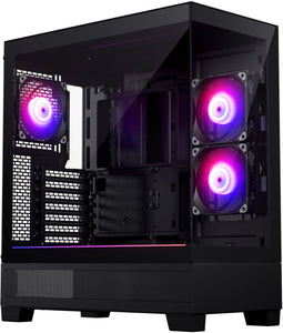 Phanteks XT View - Tower - 9x ventilatorlocaties - Zwart