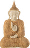 J-Line figuur Boeddha Zittend - polyresin - naturel/beige - large