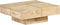 vidaXL - Salontafel - 80x80x28 cm - massief mangohout - bruin