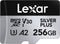 Lexar Professional Silver Plus - microSDXC UHS-I 256GB - Lezen 205MB/s Schrijven 150MB/s V30 A2