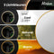 Mirlux Badkamerspiegel - Wandspiegel Rond - LED Verlichting - Verwarming - Goud Frame - 80CM