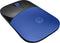 HP Z3700 - Draadloze muis - 16 maanden batterijduur - Blauw