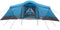 vidaXL - Familietent - met - Ramen - Dome - Blauw - 4-Persoons - Waterdicht