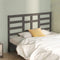 vidaXL - Hoofdbord - 141x4x104 - cm - massief - grenenhout - grijs