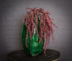 PTMD Berry Plant Hangende Bessen Kunsttak - 50 x 16 x 112cm - Bordeaux