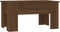 vidaXL - Salontafel - 79x49x41 - cm - bewerkt - hout - bruin - eikenkleur