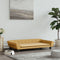 vidaXL - Hondenmand - 100x50x21 - cm - fluweel - bruin