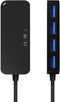 Aisens A106-0713 - USB 3.2 Hub - 4x 5Gb/s - Zwart