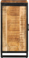 vidaXL - Dressoir - 55x35x70 - cm - massief - ruw - mangohout