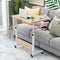 Ceruzo Laptoptafel - Verrijdbaar Bedtafel - Verstelbaar 60-80cm - 60x40cm - Houtlook