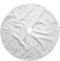THE TWIDDLERS - Ronde witte pluche kerstboomrok - Kerstaccessoire sneeuweffect 90 cm diameter (1 stuk)