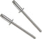 Gesipa 1433471 Standaard blindklinknagel - Platbolkop - Open - AL/ST - 3,0 x 10mm (500st)