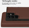 Accezz Samsung Galaxy S22 Ultra - 2 in 1 Wallet Bookcase - Echt Nappa leer - Bruin