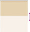 vidaXL - Rolgordijn - verduisterend - 125x130 - cm - stofbreedte - 121,6 - cm - beige