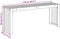 vidaXL - Ligbank - met - plankenontwerp - 110x30x45 - cm - Massief - Acaciahout