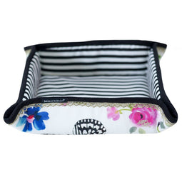 Melli Mello Bread basket Floral Stripe white floral print
