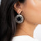 Melli Mello Coin Earring Silver colored coating