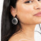 Melli Mello Coin Earring Silver colored coating