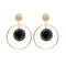 Melli Mello Coin in hoop Earring Gold colored coating