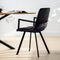 Roxxz Design Dining chair Max - Velvet Gray - Industrial