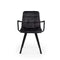Roxxz Design Dining chair Max - Velvet Gray - Industrial