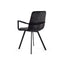 Roxxz Design Dining chair Max - Velvet Gray - Industrial