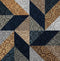 Melli Mello Graphic Life Wall Mural Blue/Ochre