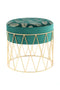 Stool Ava Floral
