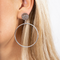 Melli Mello Hoop Earring Silver coating