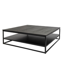 Roxxz Design Industrial Coffee Table Oak - Modern - 110x110x38 cm