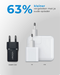 Voomy Quick Charger 33W USB A & USB C Black