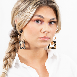 Melli Mello Leopard Earring Gold colored coating