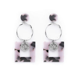 Melli Mello Leopard Earring Silver colored coating