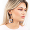 Melli Mello Leopard Earring Silver colored coating