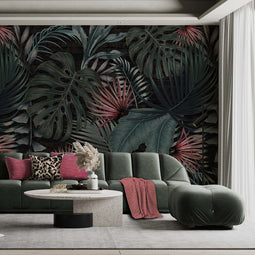 Melli Mello Love me Wild Wall Mural Green