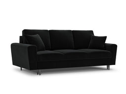 Micadoni Velvet Sofa With Bed Function And Box "Moghan" 3 Seats