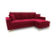Micadoni Velvet Reversible Corner Sofa With Bed Function And Box