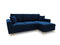 Micadoni Velvet Reversible Corner Sofa With Bed Function And Box