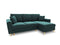 Micadoni Velvet Reversible Corner Sofa With Bed Function And Box