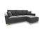 Micadoni Velvet Reversible Corner Sofa With Bed Function And Box