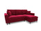 Micadoni Velvet Reversible Corner Sofa With Bed Function And Box
