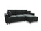 Micadoni Velvet Reversible Corner Sofa With Bed Function And Box