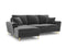 Micadoni Velvet Left Corner Sofa With Bed Function And Box,