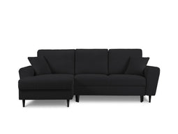 Micadoni Boucle Left Corner Sofa With Bed Function And Box, "Moghan", 4 Seats, 241x145x88