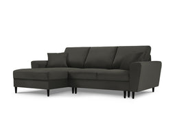 Micadoni Left Corner Sofa With Bed Function And Box "Moghan" 4 Seats