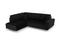 Micadoni Velvet Left Corner Sofa With Bed Function And Box
