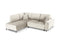 Micadoni Velvet Left Corner Sofa With Bed Function And Box