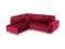 Micadoni Velvet Left Corner Sofa With Bed Function And Box